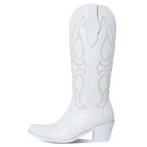 Bottes Country Blanches