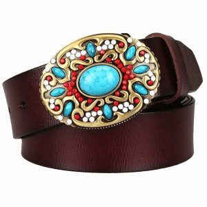Ceinture de Cowboy pour Femme en Cuir