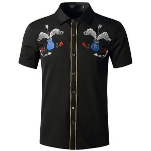 Chemise Country Manches Courtes pour Homme