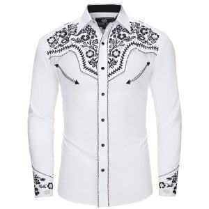 Chemise Cowboy Blanche